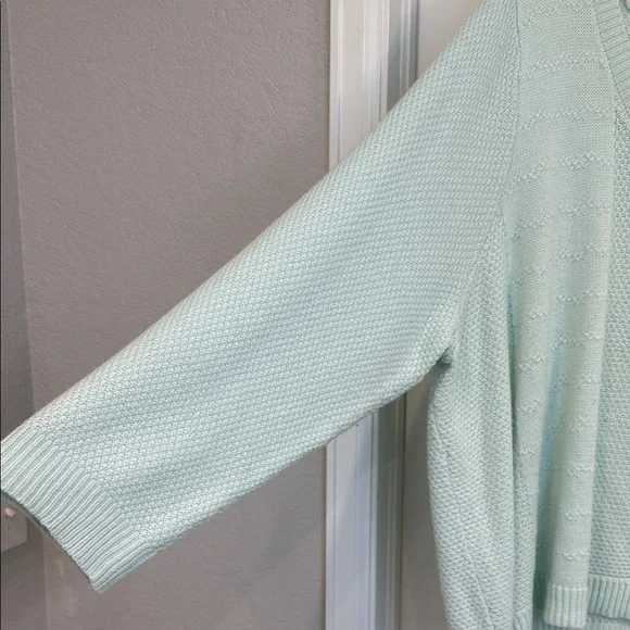 Torrid Mint Green V-Neck Oversized Sweater, 2X - Picture 2 of 7